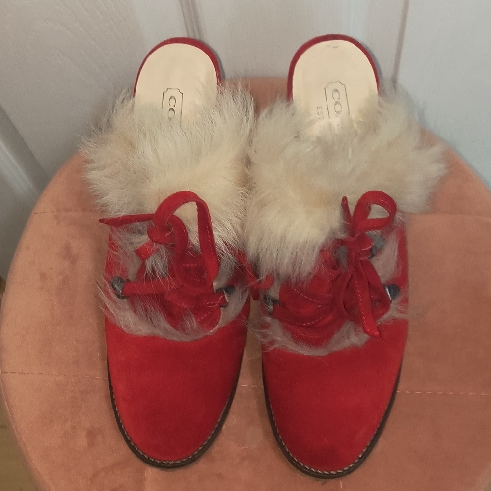 Vintage Coach Kristy Mules Size 9 - Picture 3 of 7